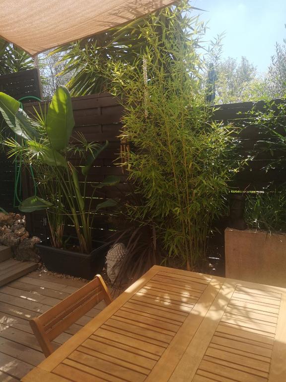 Zahrada ubytování Une Nuit à Bali - Appartement cocooning