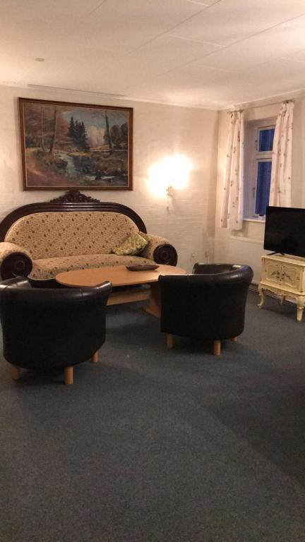 TV a/nebo společenská místnost v ubytování Motel Lido