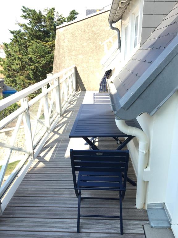 Balkón nebo terasa v ubytování Nouveau! Superbe appartement avec terrasse vue mer