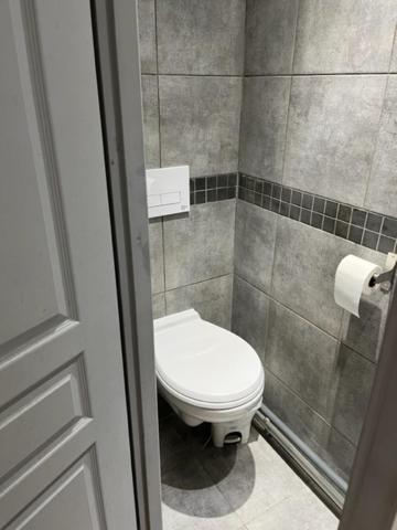 Salle de bains dans l'établissement Hotel Luna Park