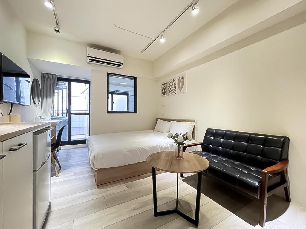旅行家 Affetto Hostel房間的床