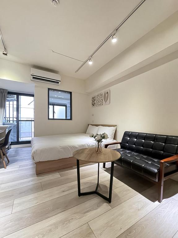 旅行家 Affetto Hostel房間的床