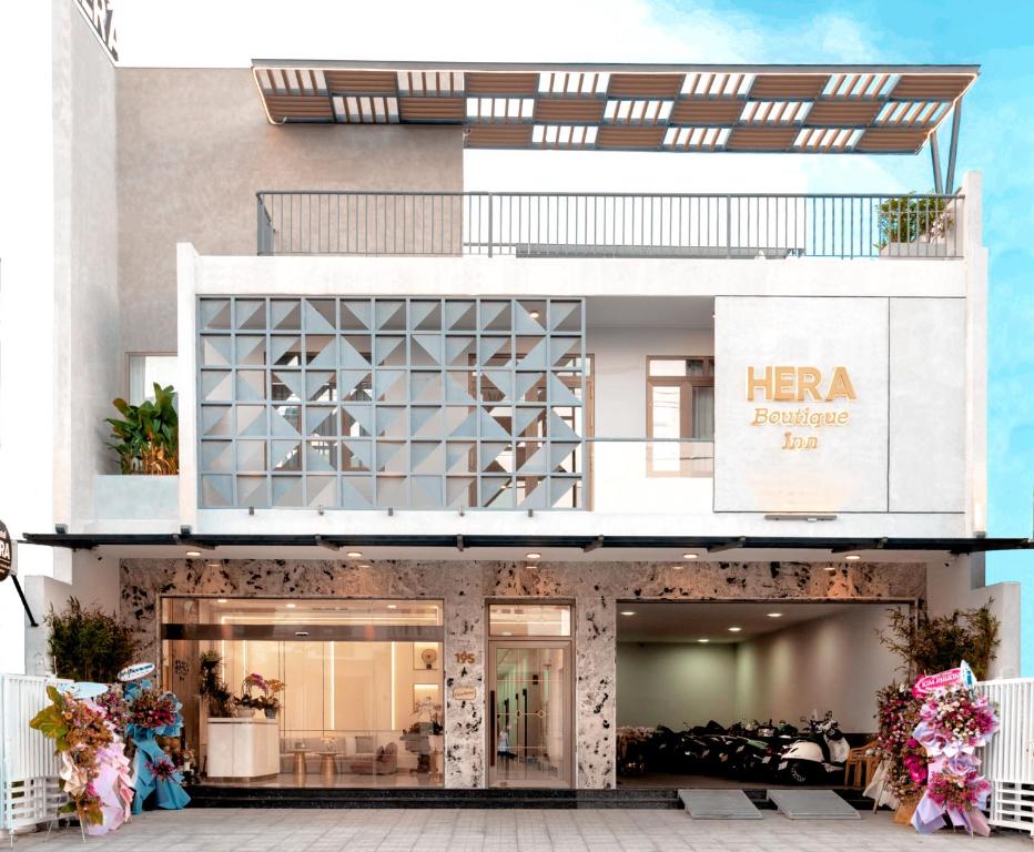 a rendering of the facade of a hera boutique at HERA HOSTEL in Chau Doc