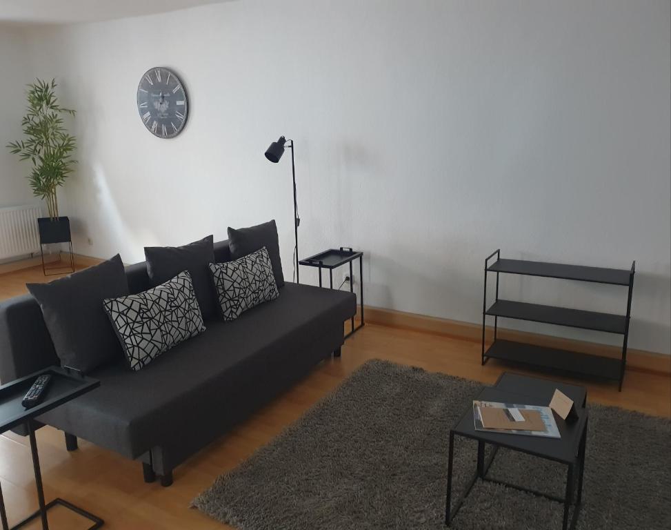 Posezení v ubytování Hotel Apartment Ferienwohnung Meyenhof Frankenberg Eder