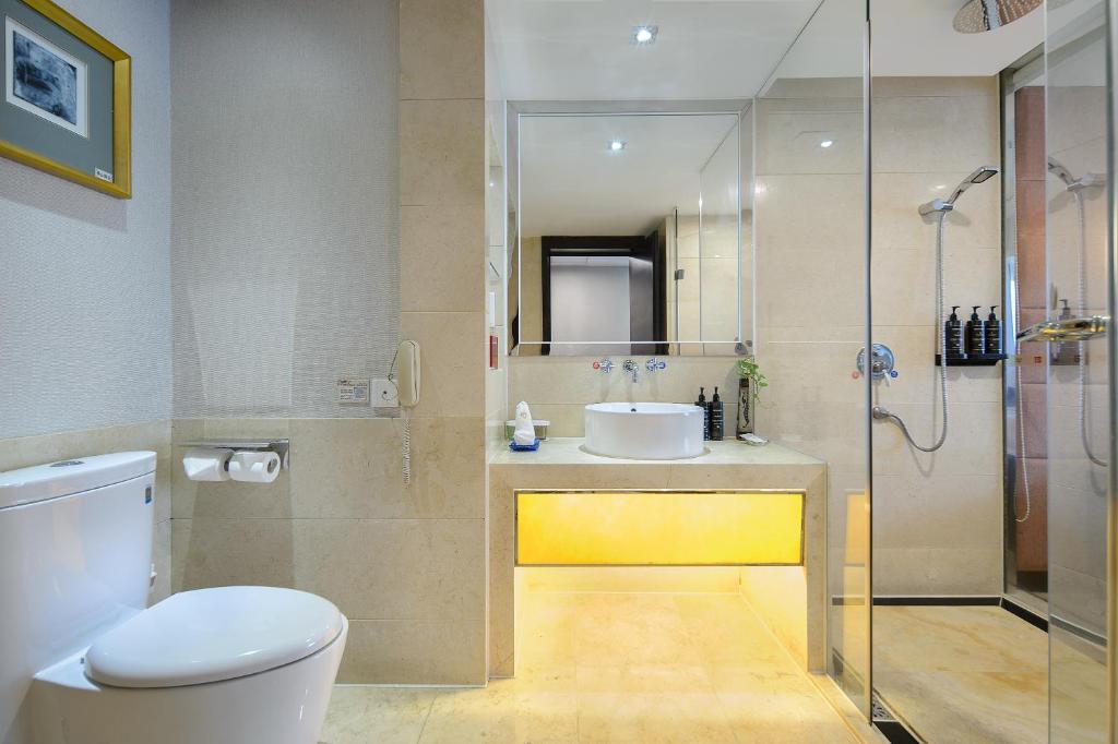 Koupelna v ubytování Foshan Rezen Select Pasonda Hotel