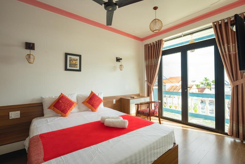 Hung Do Beach Homestay - 阳台的家庭房