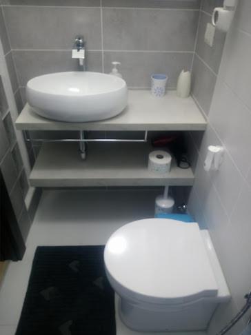 A bathroom at Monteceneri 9 B&b