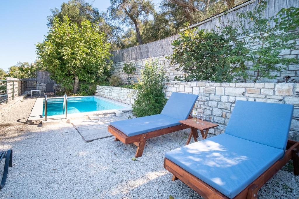 The swimming pool at or close to Villa Adamantia Paxos