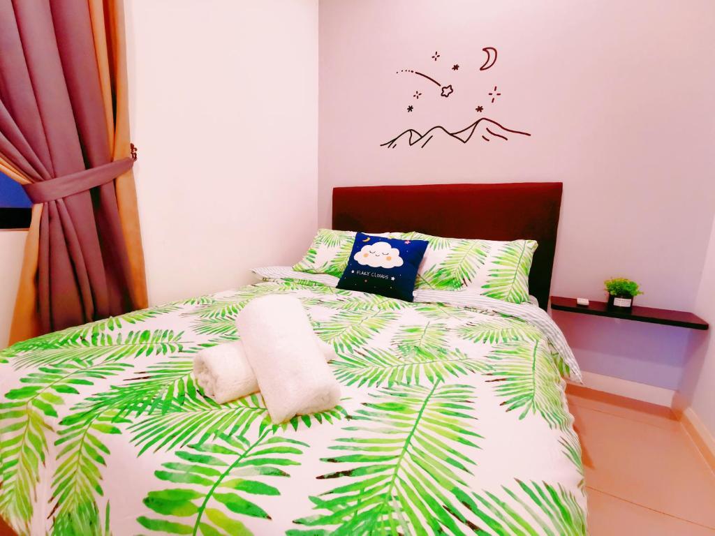 Postel nebo postele na pokoji v ubytování Legoland -Happy Starlight Suite-2B2R, 8pax -lakeview