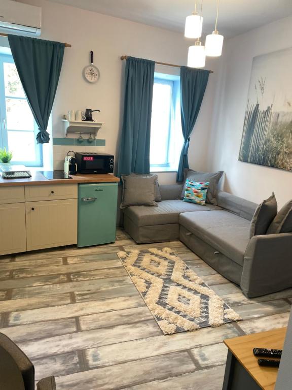 Posezení v ubytování Dunakavics XIII Apartman