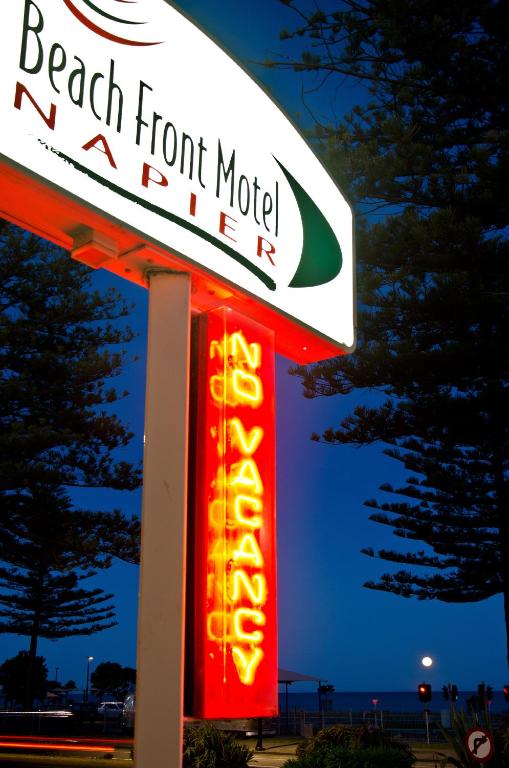 Certifikát, hodnocení, plakát nebo jiný dokument vystavený v ubytování Beachfront Motel