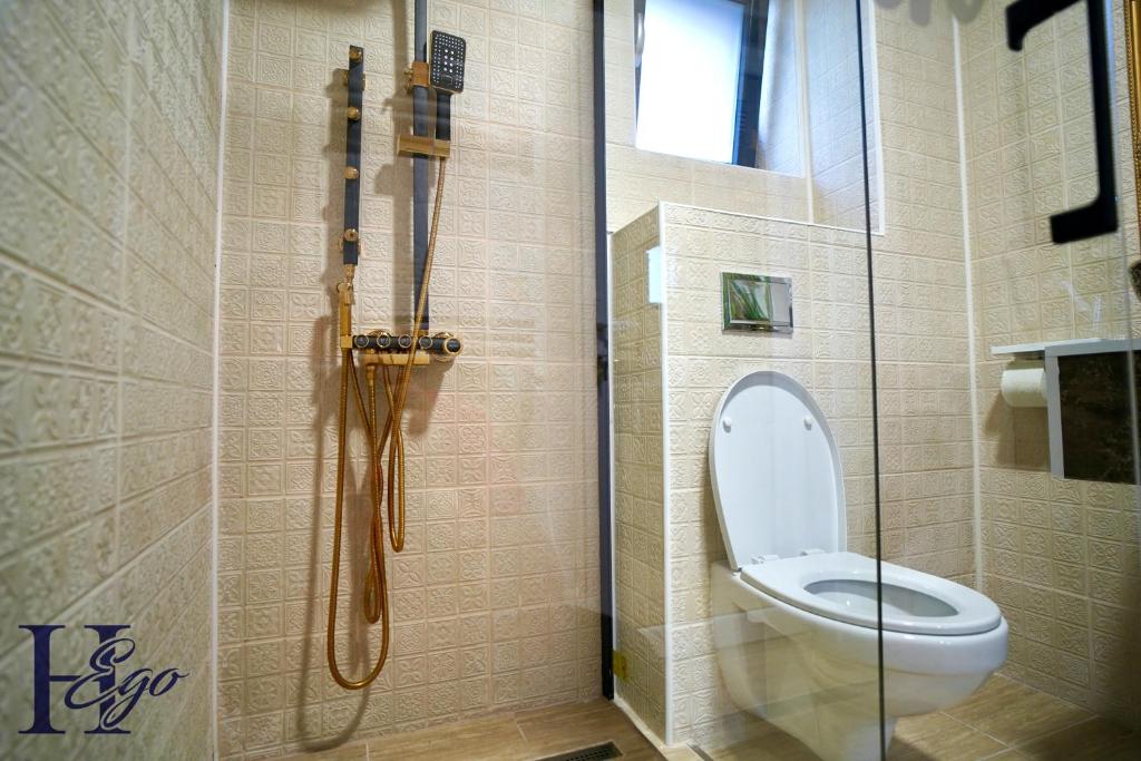 Koupelna v ubytování HEgo