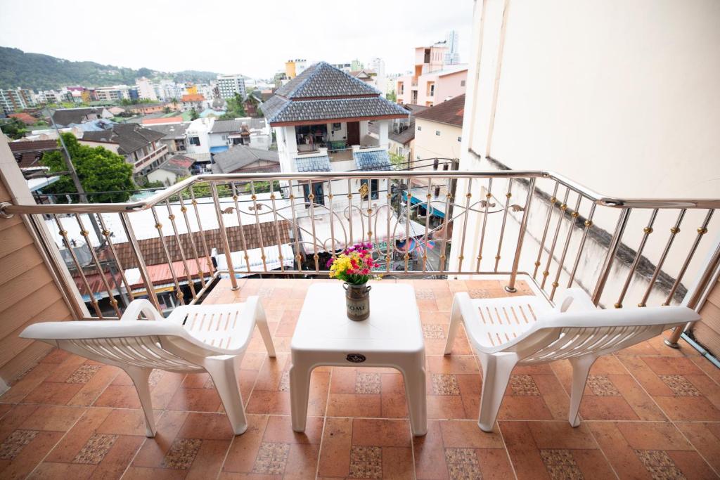 Balkón nebo terasa v ubytování Lily Holiday hotel 百合假日酒店