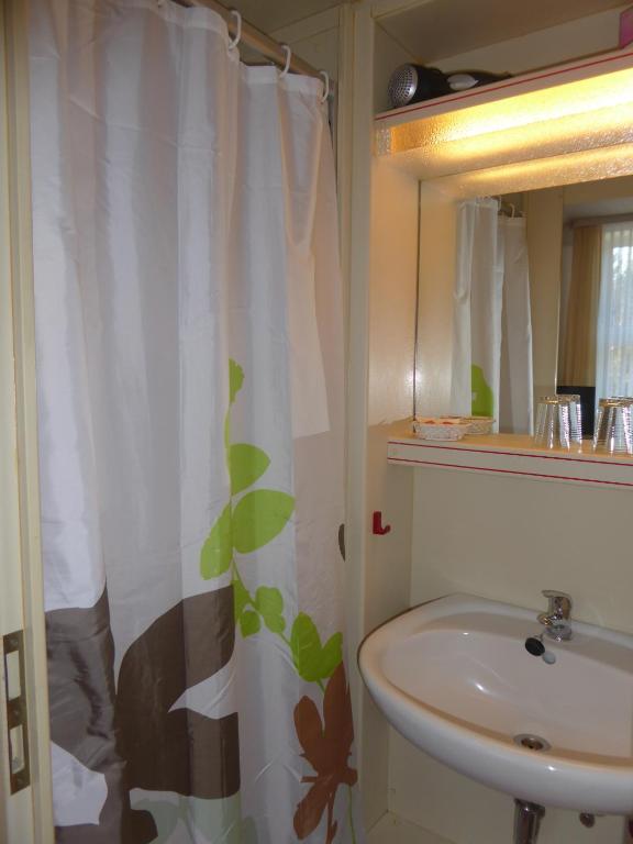 Koupelna v ubytování Hotel Brockenscheideck