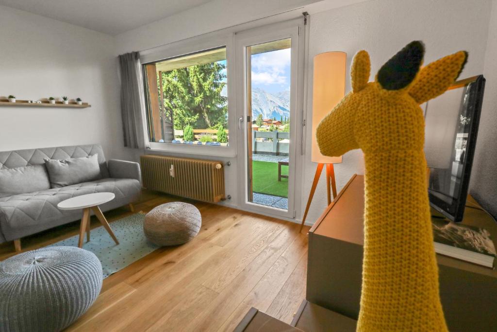 TV a/nebo společenská místnost v ubytování Superbe appartement avec piscine