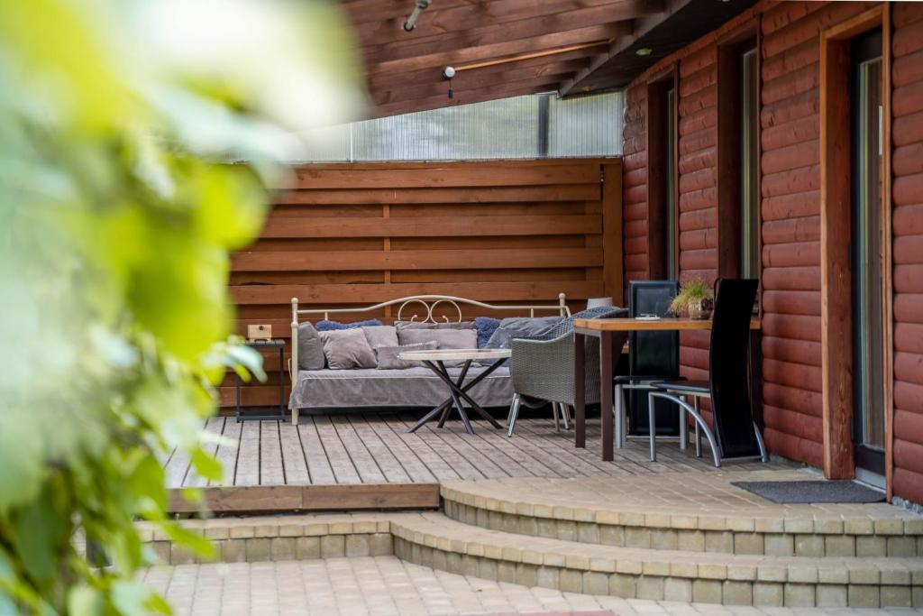 Balkón nebo terasa v ubytování Remigija Studio Home