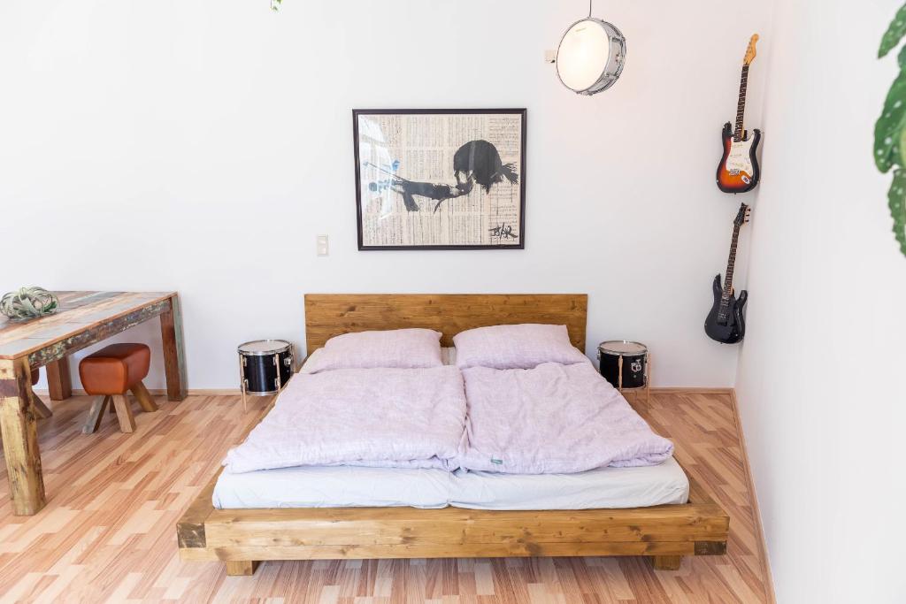 Posteľ alebo postele v izbe v ubytovaní Design Apartments near Mariahilferstraße