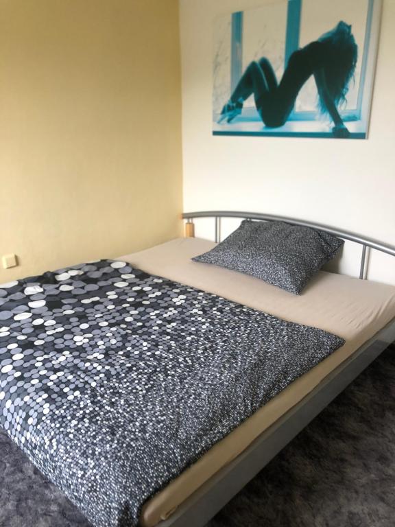 Postel nebo postele na pokoji v ubytování Apartman