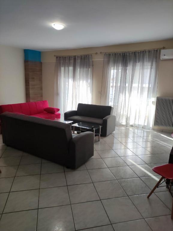 Posezení v ubytování GCM 1 ROOMS kentro k parking