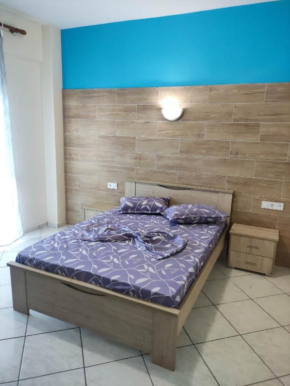 Postel nebo postele na pokoji v ubytování GCM 1 ROOMS kentro k parking