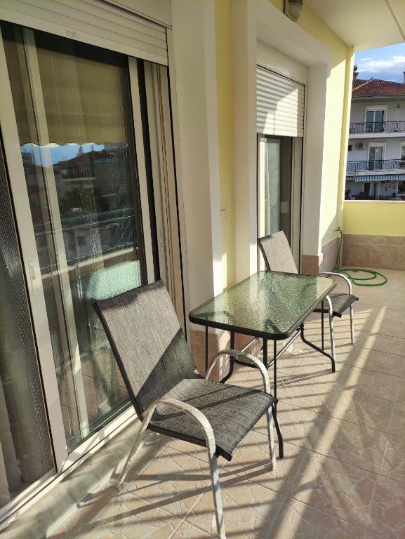 Balkón nebo terasa v ubytování GCM 1 ROOMS kentro k parking