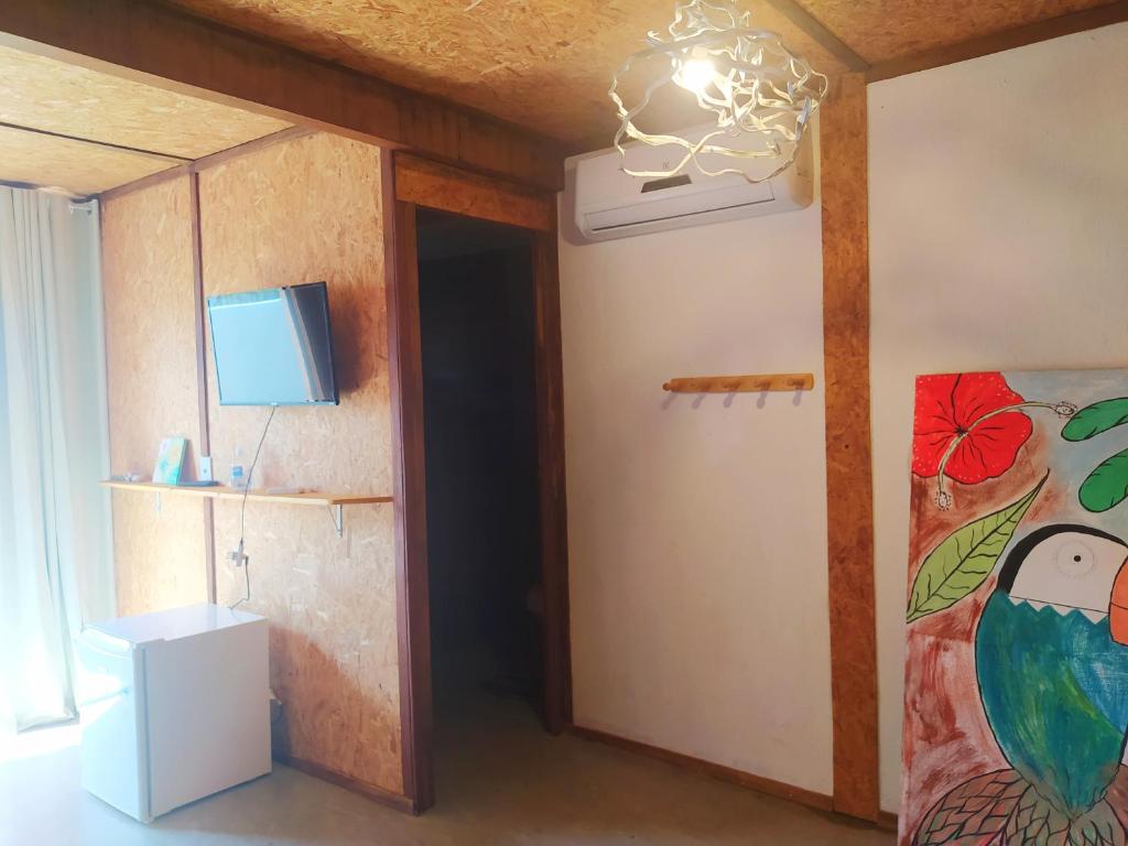 TV a/nebo společenská místnost v ubytování Nomads Village, Macapa