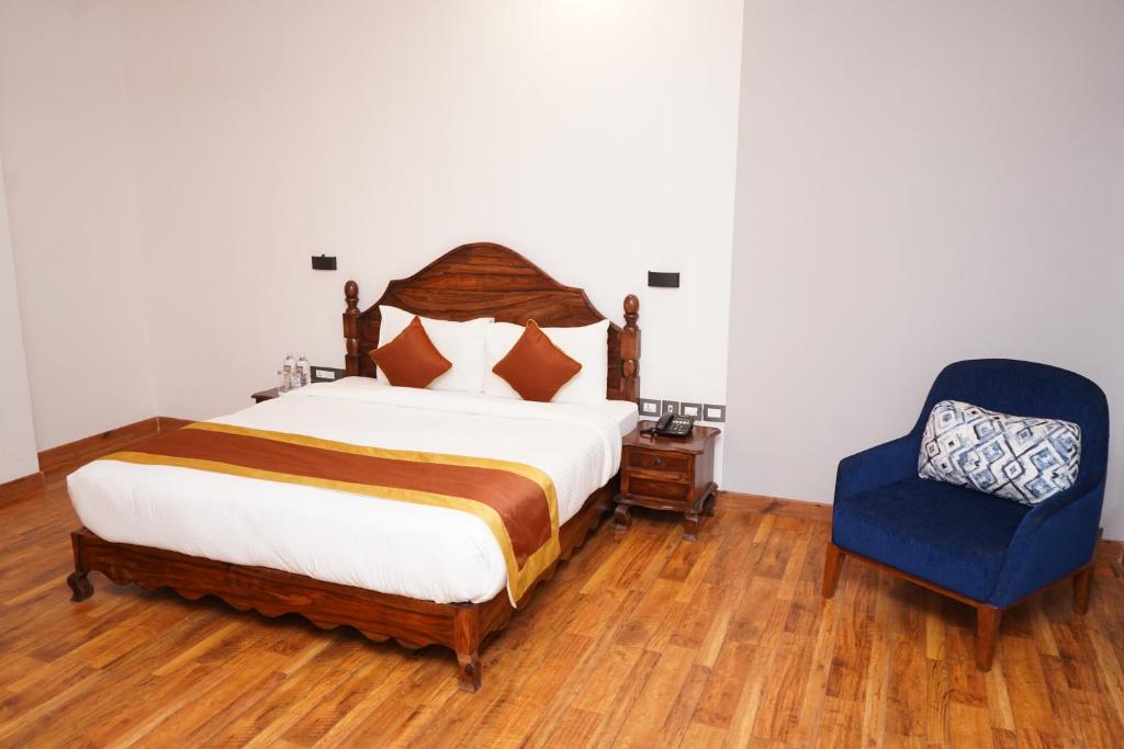 Postel nebo postele na pokoji v ubytování Himal Resort