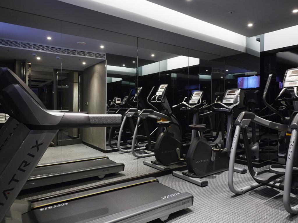 Fitness centrum a/nebo fitness zařízení v ubytování The Tango Hotel Taipei FuHsing