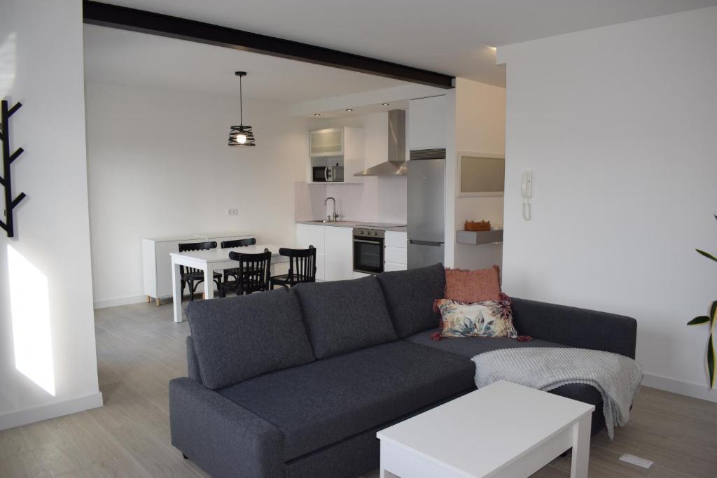 Kuchyň nebo kuchyňský kout v ubytování Apartamento Corcubica mirando al mar