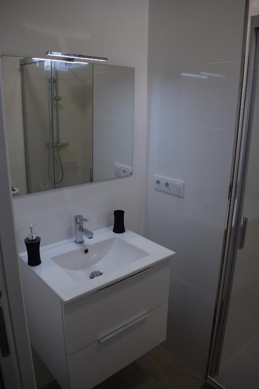 Koupelna v ubytování Apartamento Corcubica mirando al mar