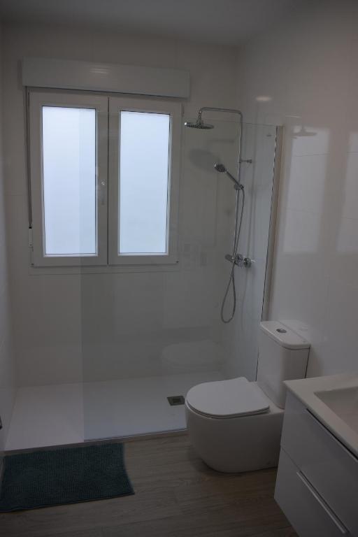 Koupelna v ubytování Apartamento Corcubica mirando al mar