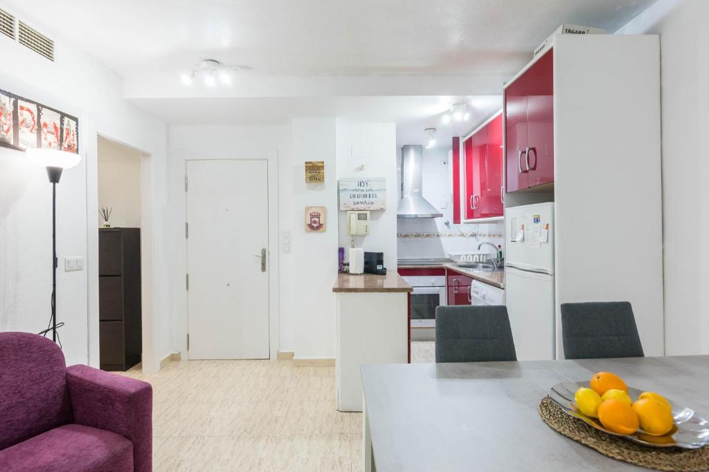 Kuchyň nebo kuchyňský kout v ubytování Apartamento Marqués de Ordoño