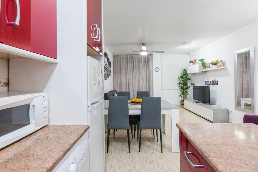 Kuchyň nebo kuchyňský kout v ubytování Apartamento Marqués de Ordoño