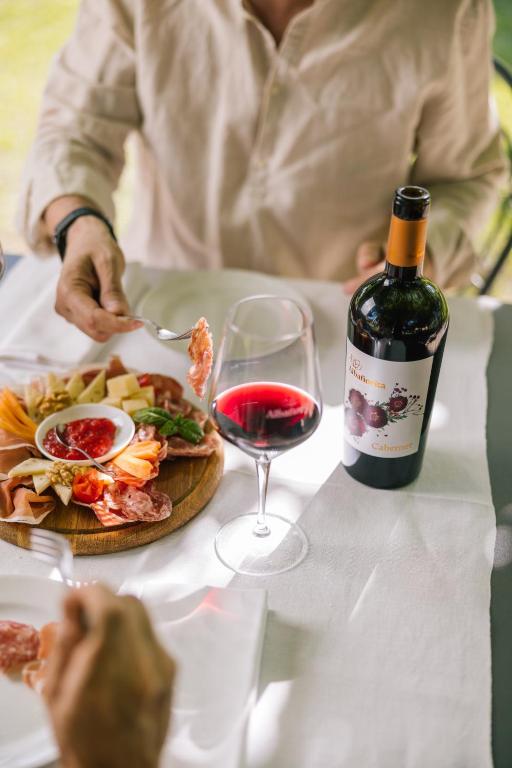 Nápoje v ubytování Agriturismo Albafiorita