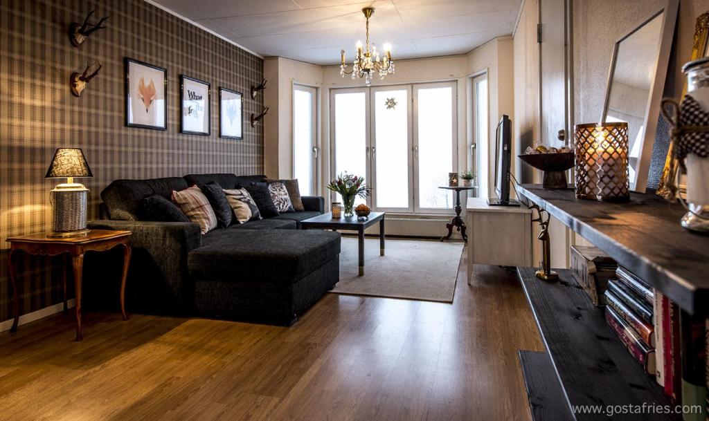 Гостиная зона в Åre Bed & Breakfast