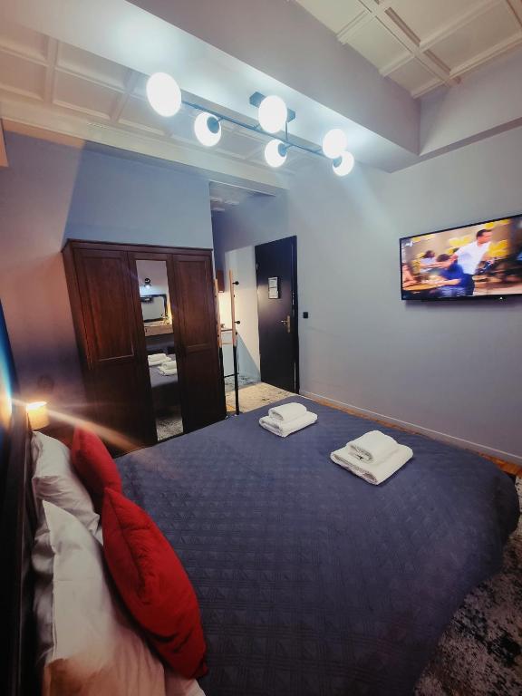 Posteľ alebo postele v izbe v ubytovaní Deisisroomnafplio Apollo στ κέντρο του Ναύπλιου