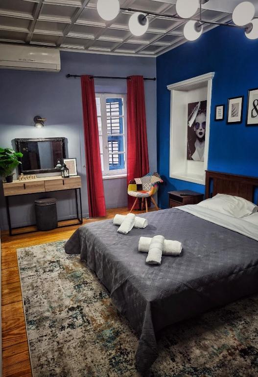 Posteľ alebo postele v izbe v ubytovaní Deisisroomnafplio Apollo στ κέντρο του Ναύπλιου