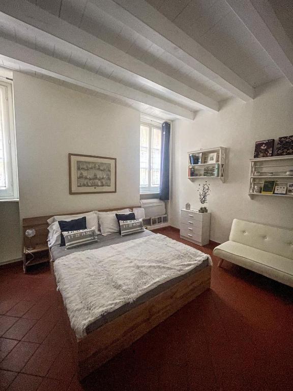 Postel nebo postele na pokoji v ubytování Cuor di Mantova B&B