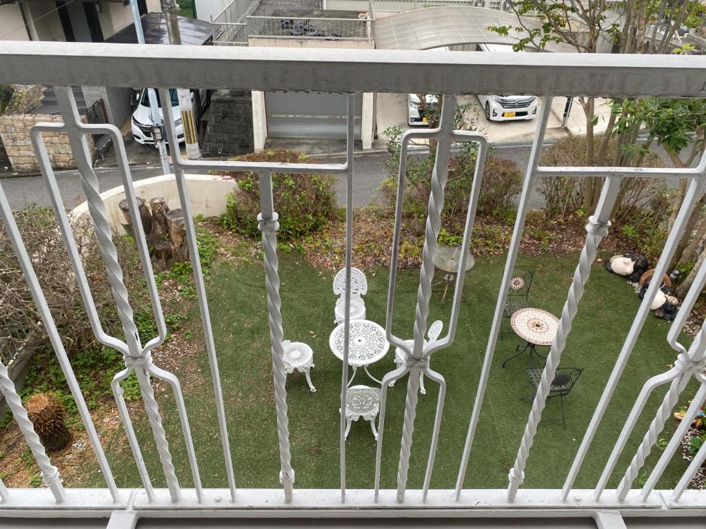 Balkón nebo terasa v ubytování 澄心小筑 房东住一楼 客人住二楼 每天只接一组客人 雄琴车站免费接送 提供一台免费停车位