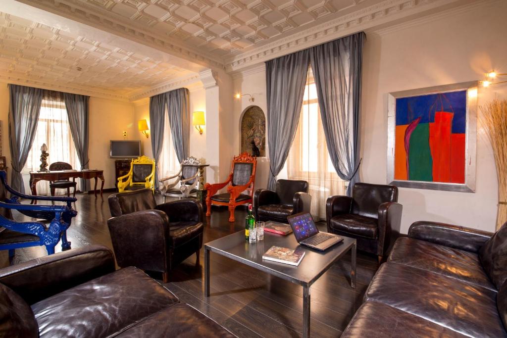 Posezení v ubytování Hotel Nizza