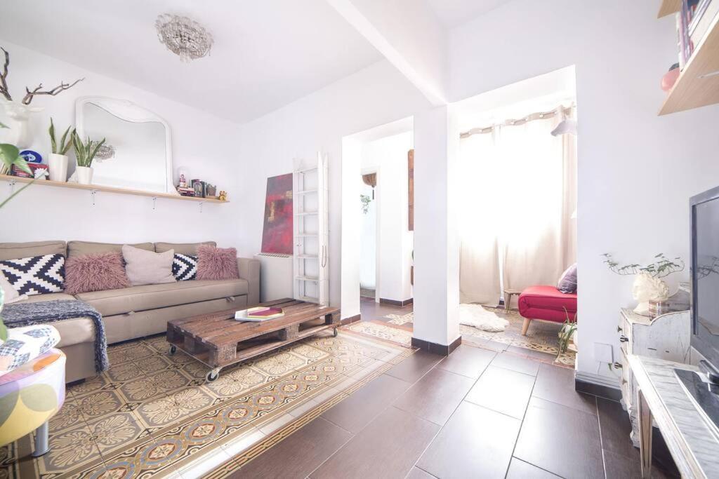 Posezení v ubytování Original apartamento en el corazón de Madrid TRES PE