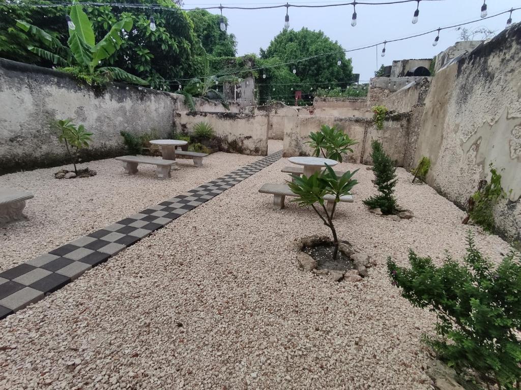 Zahrada ubytování MELISA HOSTAL
