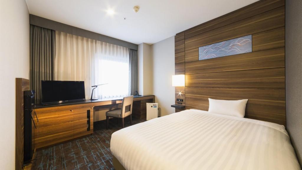 TV a/nebo společenská místnost v ubytování JR-East Hotel Mets Tsudanuma