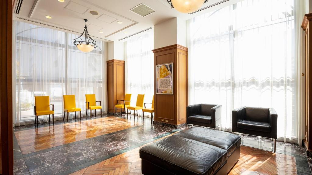 Posezení v ubytování JR-East Hotel Mets Mito