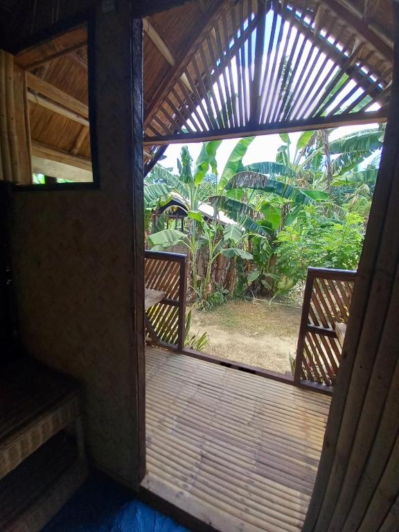Balkón nebo terasa v ubytování Banana Grove El Nido