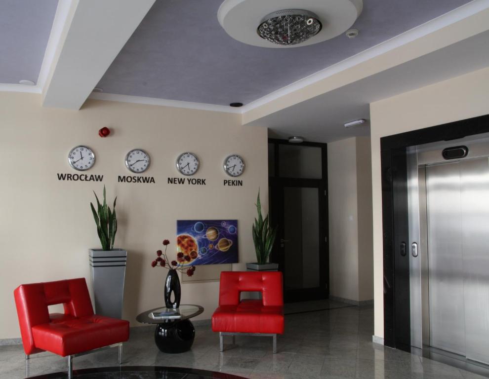 Posezení v ubytování Hotel Kosmonauty Wrocław-Airport