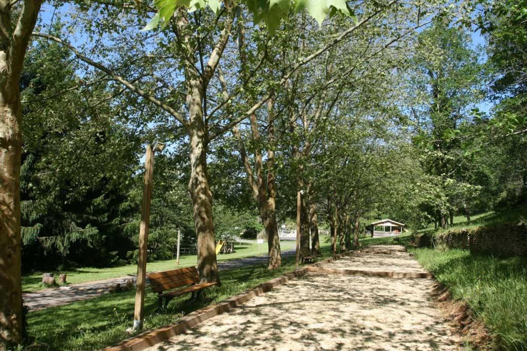 Vonkajšia záhrada v ubytovaní Camping le Moulin de David -Gaugeac Monpazier 24540 - Cabane -Mobil-home 3 et 2 chambres