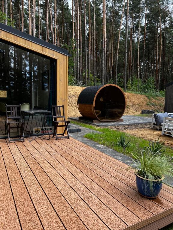 Vonkajšia záhrada v ubytovaní Domek Relaksu
