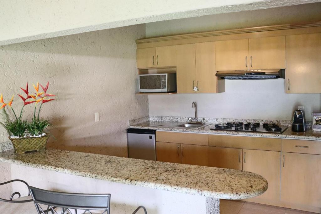 Kuchyň nebo kuchyňský kout v ubytování Suites Layfer, Córdoba, Veracruz, México