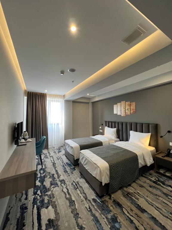 Postel nebo postele na pokoji v ubytování Hotel Address 9D